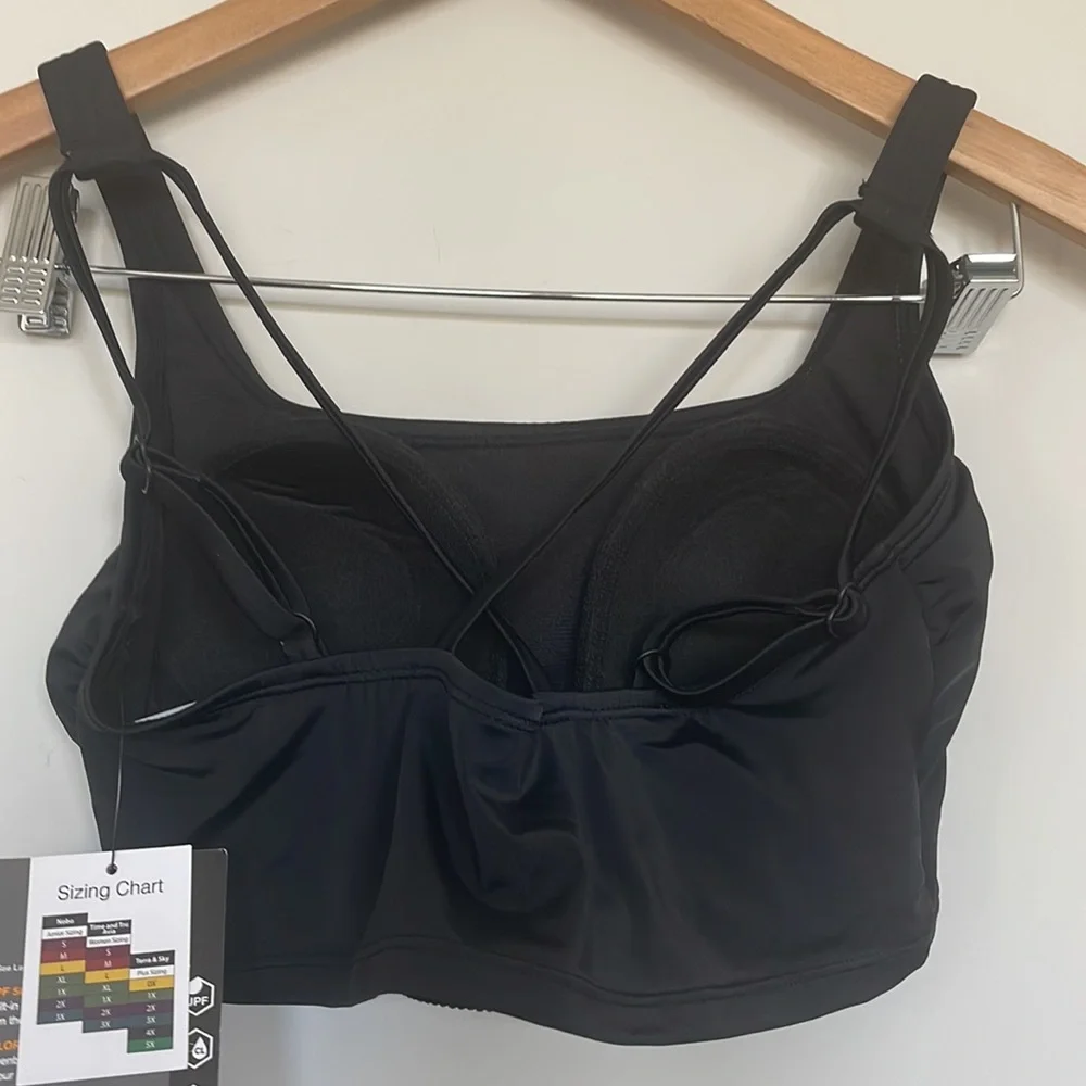 AVIA CROSS BACK SPORTS TOP/SWIMSUIT SIZE S NWT - Picture 6 of 7